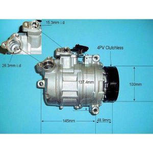 Compressor (AirCon Pump) BMW 530 3.0 D M57 (E61) Diesel (Jun 2004 to Feb 2007)