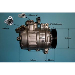 Compressor (AirCon Pump) BMW 550 4.8 (E60) Petrol (Jul 2005 to Aug 2007)