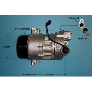 Compressor (AirCon Pump) BMW 320 2.0 TD M47 (E91) Diesel (Sep 2005 to Aug 2007)