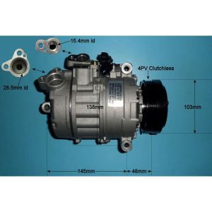 Compressor (AirCon Pump) BMW 535 3.0 D (E61) Diesel (Feb 2007 to Dec 2010)
