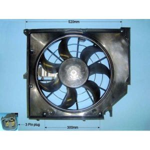 Condenser Cooling Fan BMW 320 2.0 (E46 CONVERTIBLE) Petrol (Sep 2000 to Apr 2007)