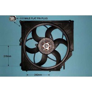 Radiator Cooling Fan BMW X3 2.0 D (E83) Diesel (Mar 2009 to Sep 2010)