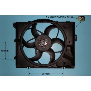 Radiator Cooling Fan BMW 325 2.5 (E92) Petrol (Jan 2005 to Jun 2007)