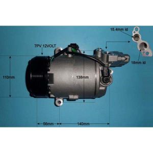 Compressor (AirCon Pump) BMW 1 Series 118 2.0 N43 (E88) Petrol (Mar 2008 to Oct 2013)