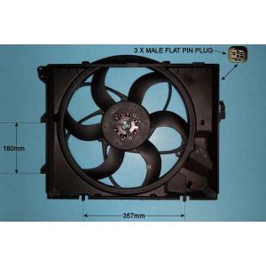 Radiator Cooling Fan BMW 320 2.0 N46 (E91) Petrol (May 2005 to Jun 2012)