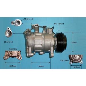 Compressor (AirCon Pump) BMW 316 2.0 D N47 (F30) Diesel (Feb 2012 to Oct 2018)