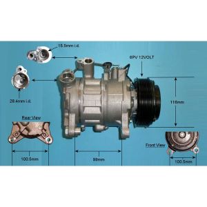 Compressor (AirCon Pump) BMW 320 2.0 N20 (F34 Gran Turismo) Petrol (Mar 2013 to Jun 2016)
