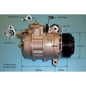 Compressor (AirCon Pump) BMW 325 3.0 (E93 CONVERTIBLE) Petrol (Mar 2007 to May 2014)
