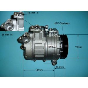 Compressor (AirCon Pump) BMW 740/745 4.4 D (E65/66) Diesel (Aug 2005 to Jul 2008)