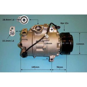 Compressor (AirCon Pump) BMW X5 3.0 30si N52 (E70) Petrol (Feb 2006 to Sep 2008)