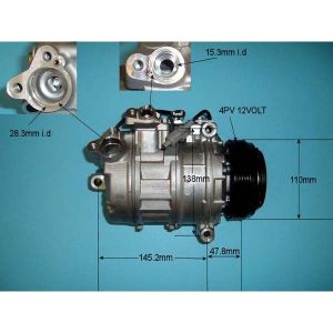 Compressor (AirCon Pump) BMW 335 3.0 D M57 (E91) Diesel (Sep 2006 to Jun 2012)