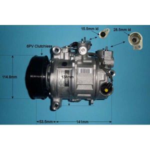 Compressor (AirCon Pump) BMW 316 1.6 (F31) Petrol (Oct 2012 to 2023)