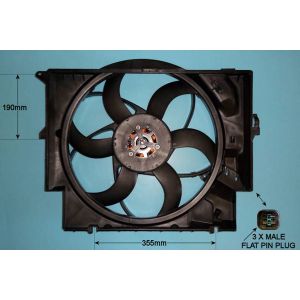 Radiator Cooling Fan BMW X1 2.0 D 25 (E84) Diesel (Oct 2009 to Jun 2015)