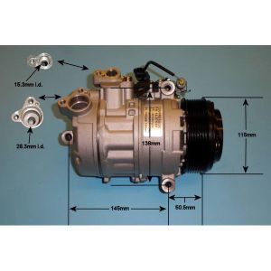 Compressor (AirCon Pump) BMW X6 40D 3.0D (E71) Diesel (May 2008 to Apr 2015)