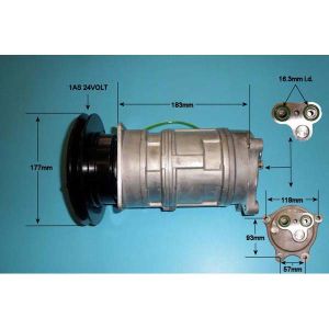 Compressor (AirCon Pump) Caterpillar Track Type Tractor D5H Diesel (1995 to 2025)