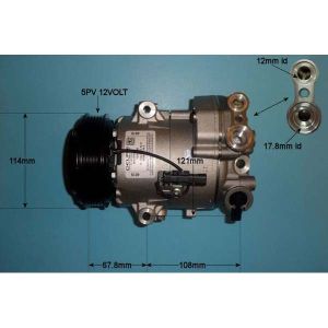Compressor (AirCon Pump) Chevrolet Cruze 1.4 Petrol Manual (May 2012 to 2025)