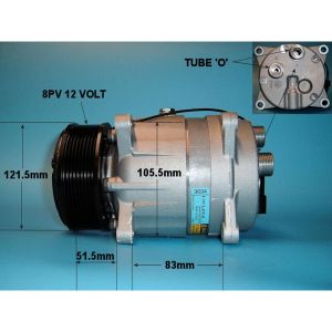 Compressor (AirCon Pump) Citroen Xantia 1.9 TD Diesel (Mar 1996 to May 1997)