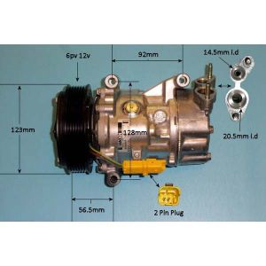 Compressor (AirCon Pump) Citroen Xsara Picasso 2.0 Petrol (Nov 2002 to 2025)