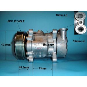 Compressor (AirCon Pump) Citroen Xsara Picasso 1.6 Petrol (Jun 2000 to Jan 2001)