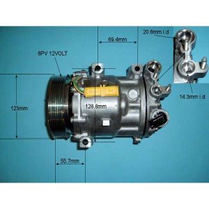 Compressor (AirCon Pump) Citroen C5 2.2 HDi 204HP Diesel (Jul 2010 to 2023)