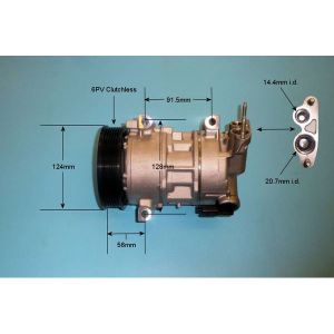 Compressor (AirCon Pump) Citroen DS4 1.6 HDi 110 Diesel (Apr 2011 to Jul 2015)