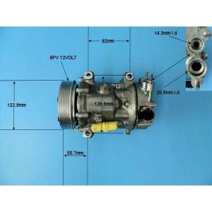 Compressor (AirCon Pump) Citroen C3 1.1 Petrol (Nov 2009 to 2025)
