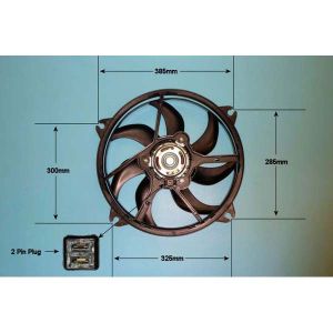 Radiator Cooling Fan Citroen Xsara Picasso 1.6 HDi Diesel (Nov 2003 to 2023)