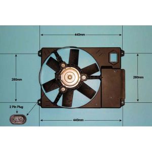 Radiator Cooling Fan Citroen Jumper 2.0 Petrol (Jan 2002 to Sep 2004)