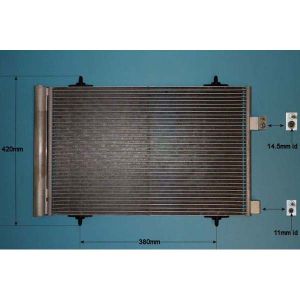 Condenser (AirCon Radiator) Citroen C5 2.0 HDi DW10FD Diesel (Oct 2009 to 2023)