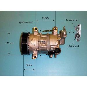 Compressor (AirCon Pump) Citroen C3 1.2 Petrol (Jun 2012 to 2025)