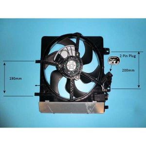 Radiator Cooling Fan Citroen C2 1.4 HDi Diesel (Apr 2009 to 2023)