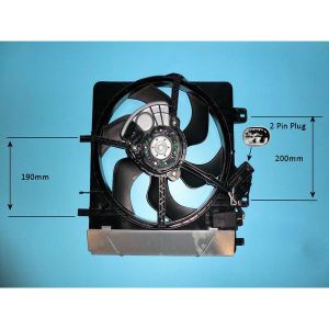 Radiator Cooling Fan Citroen C3 1.4 Petrol (Nov 2009 to Apr 2014)