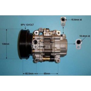 Compressor (AirCon Pump) Fiat Marea 1.8 16v Petrol (Sep 1996 to Mar 1999)