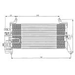 Condenser (AirCon Radiator) Fiat Punto MK1 1.6 Petrol (May 1995 to Dec 1999)