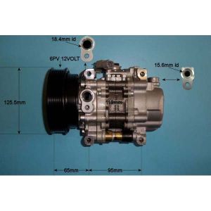 Compressor (AirCon Pump) Fiat Marea 2.0 20v Petrol (Mar 1999 to Sep 2002)