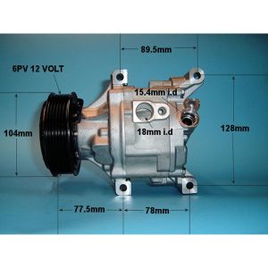 Compressor (AirCon Pump) Fiat Punto MK2 188 (99-12) 1.9 D Diesel (Jun 2002 to Aug 2005)