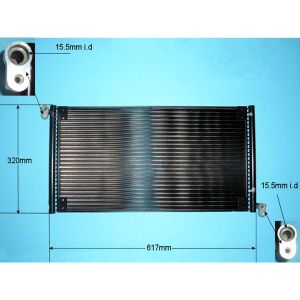 Condenser (AirCon Radiator) Fiat Multipla 1.6 16v Petrol (Feb 2001 to Aug 2004)