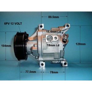 Compressor (AirCon Pump) Fiat Idea 1.3 JTD Diesel (Dec 2003 to 2023)