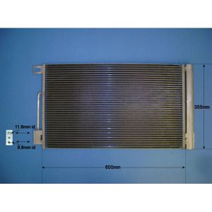 Condenser (AirCon Radiator) Fiat Punto Evo (08-12) 1.4 Natural power Petrol (Oct 2009 to Feb 2012)
