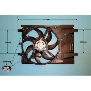 Radiator Cooling Fan Fiat Fiorino 1.4 Petrol (Feb 2008 to 2023)