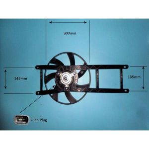 Radiator Cooling Fan Fiat Panda 1.1 Petrol (Sep 2003 to Oct 2006)