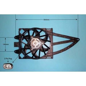 Radiator Cooling Fan Fiat Panda 1.3 D Multijet 4x4 Diesel (Sep 2010 to Feb 2012)