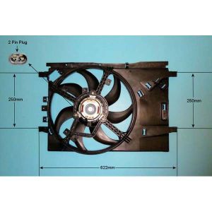 Radiator Cooling Fan Fiat Punto (199) 12- 1.4 Bi fuel Petrol (Mar 2012 to 2025)