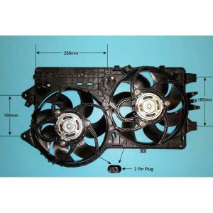 Radiator Cooling Fan Fiat Punto / Grande Punto (06- ) 1.9 JTD Diesel (Oct 2005 to 2023)
