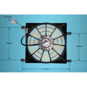 Radiator Cooling Fan Fiat Sedici 1.6 16V Petrol (Jun 2006 to 2025)
