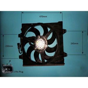 Radiator Cooling Fan Fiat 500 C 1.3 D Diesel (Sep 2011 to 2025)