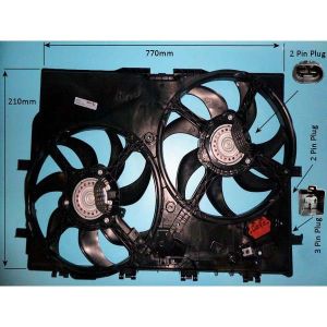 Radiator Cooling Fan Fiat Ducato MK4 3.0 JTD Diesel (Jul 2006 to 2025)
