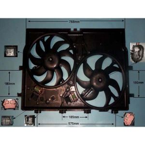 Radiator Cooling Fan Fiat Ducato MK4 3.0 JTD Diesel (Jul 2006 to 2023)