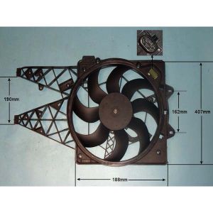 Condenser Cooling Fan Fiat Doblo 1.4 Natural power Petrol (Feb 2010 to 2025)