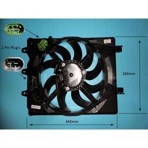 Radiator Cooling Fan Fiat 500 L 1.4 Petrol (Sep 2012 to 2025)